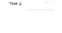 Desktop Screenshot of malek.fr